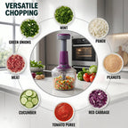 Top view of Push Chopper 1100 ML manual food chopper