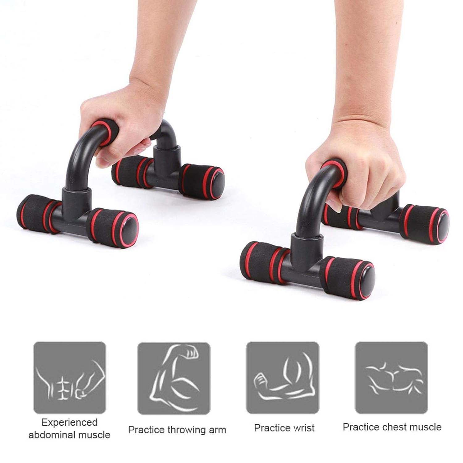 Konex Push-Up Bars in action, demonstrating proper form for effective chest and arm exercises.