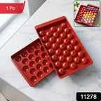 Candy machine lollipop mold in red for DIY candy making