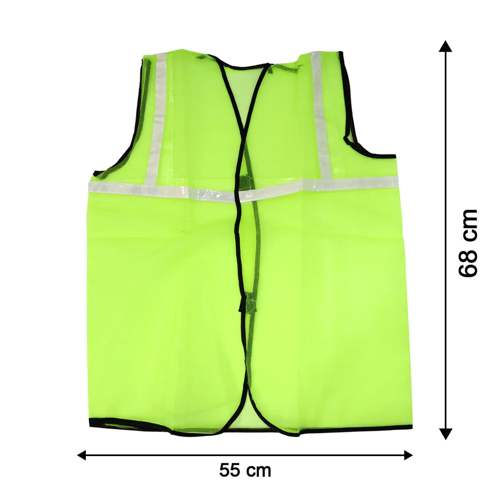 Size chart for the reflective safety jacket to ensure a perfect fit.