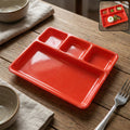 32×25 cm multipurpose compartment serving tray with sectioned design