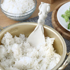 Isolated product photo of bunny handle rice serving spoon