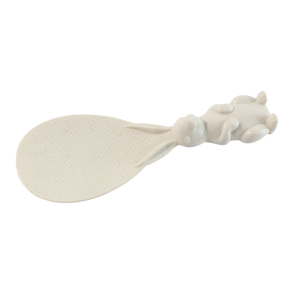 Detailed close-up showing textured non-stick spoon surface