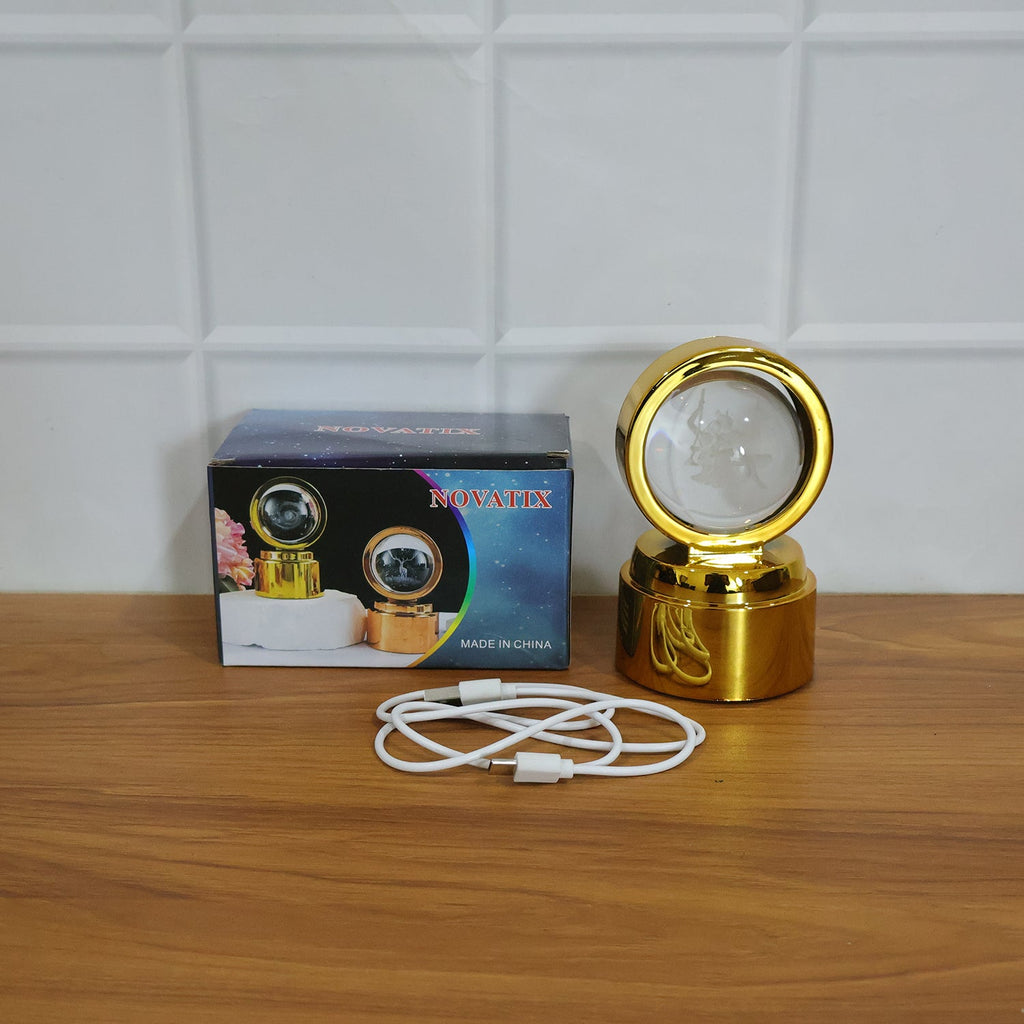 Beautifully illuminated spiritual design crystal ball LED lamp