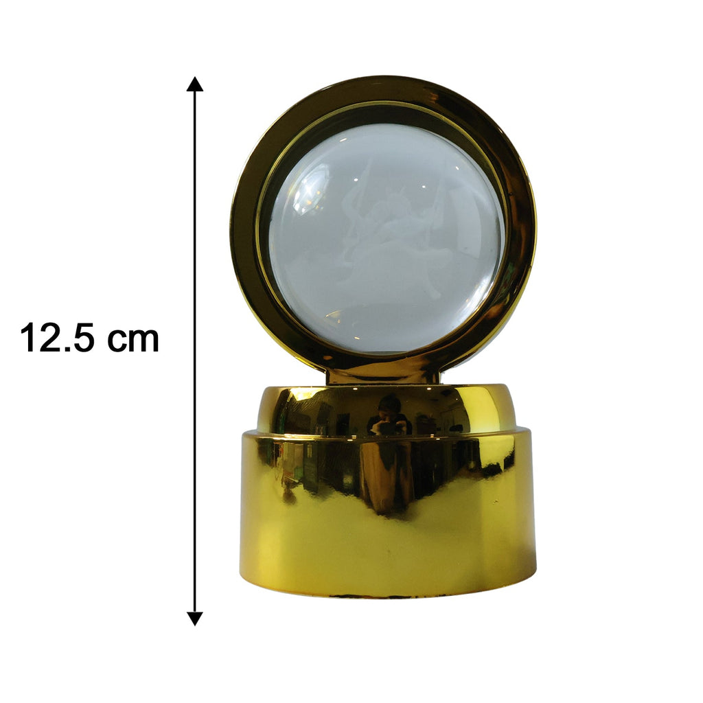 Size and design details of the religious crystal ball LED night lamp