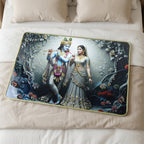 Divine Radha Krishna Wall Art Frame for spiritual ambiance