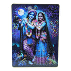 Religious Radha Krishna wall hanging for sacred spaces