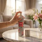 Lemon variant air freshener, ideal for quick refresh in small spaces