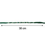Size view of traditional green beaded rakhi