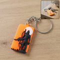 Lord Ram design keychain with raised artwork for spiritual carrying