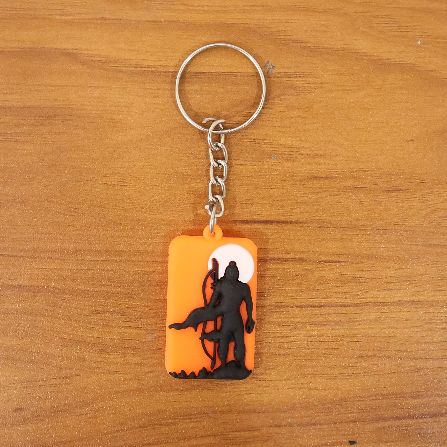 Religious car/bike keychain with Lord Ram motif
