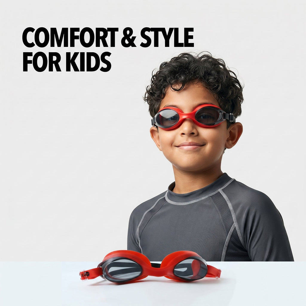 Goggles strap adjustment feature for secure fit