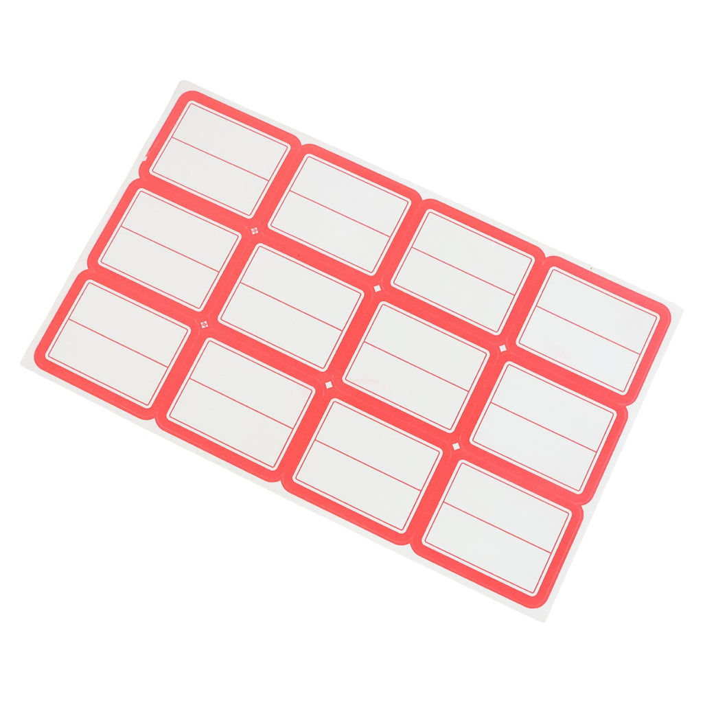 Sheet displaying multiple jar label stickers ready to use