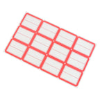 Sheet displaying multiple jar label stickers ready to use