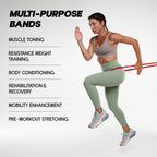 Close-up of high-strength Resistance Loop Band elastic design