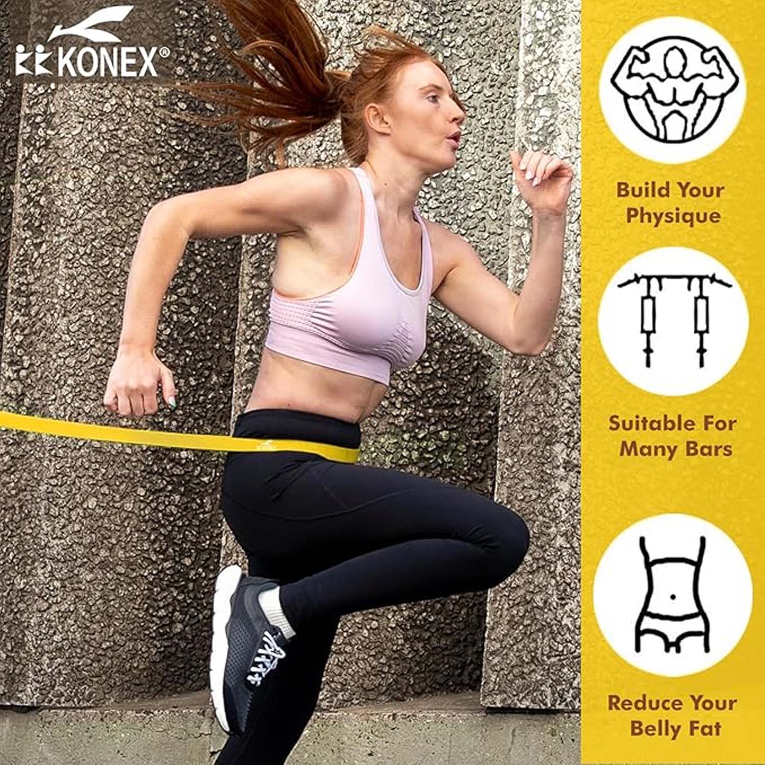 Multiple resistance loop bands arranged for diverse workout routines