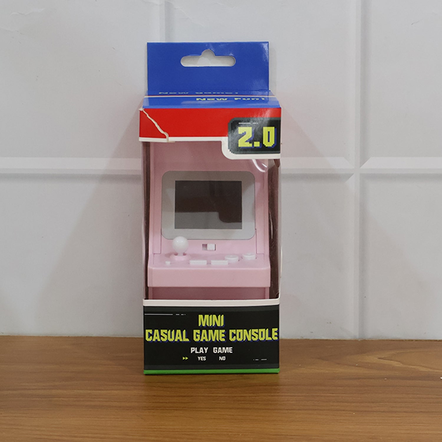 Mini retro arcade game console stable tabletop design for home use