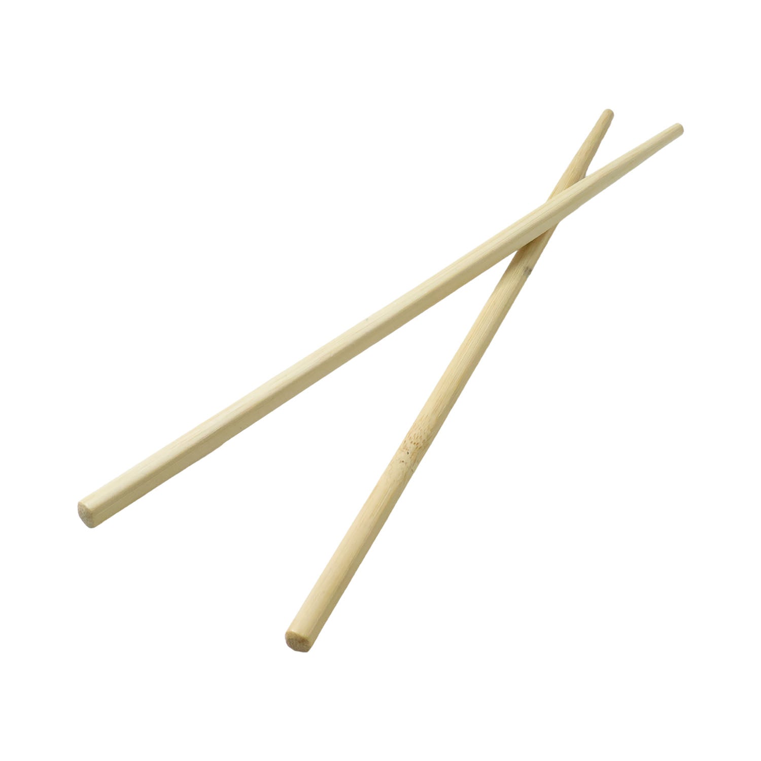 Close-up of bamboo reusable chopsticks with smooth finish
