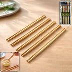 Premium reusable bamboo chopsticks set with 5 pairs