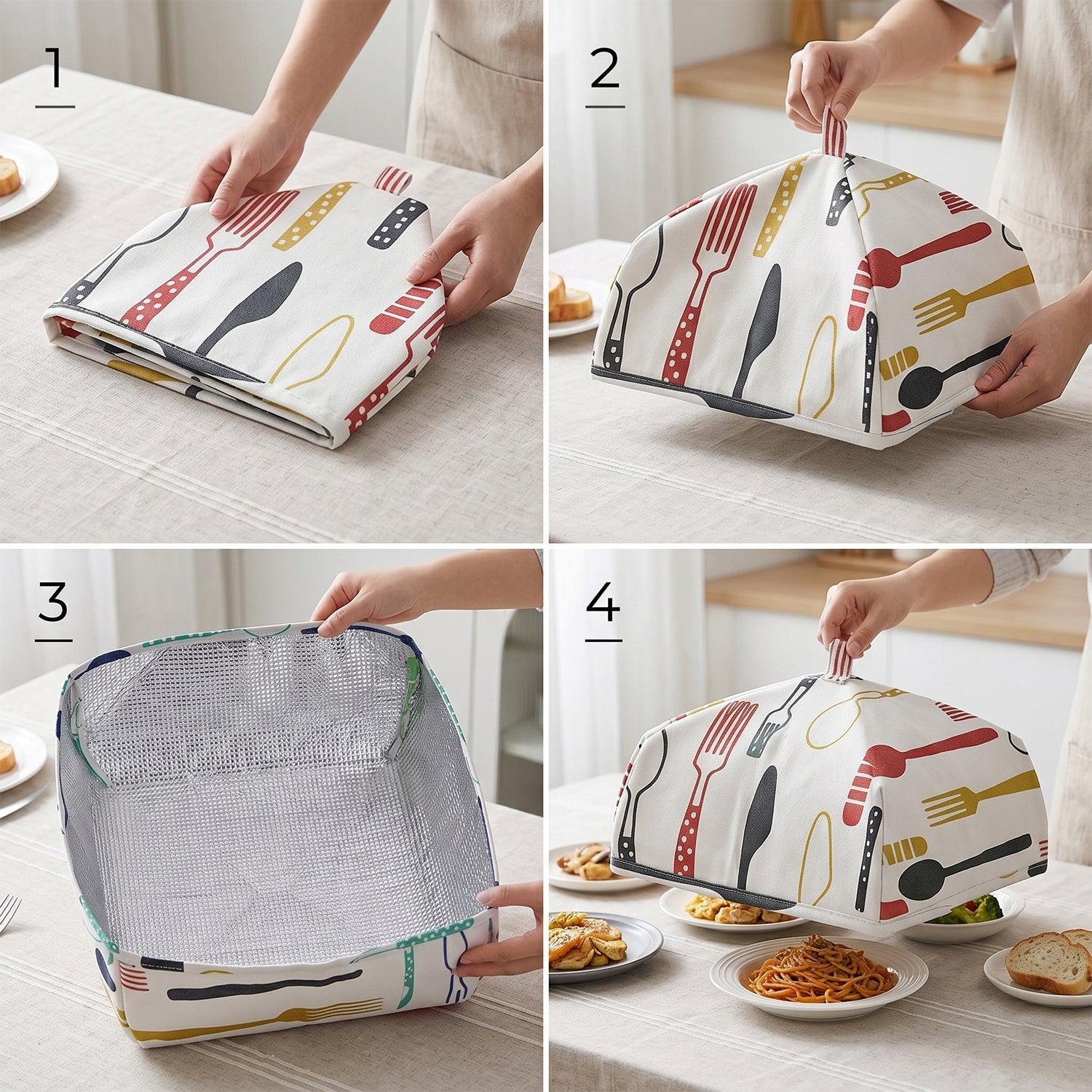 Eco-friendly and reusable small food cover from CookAura
