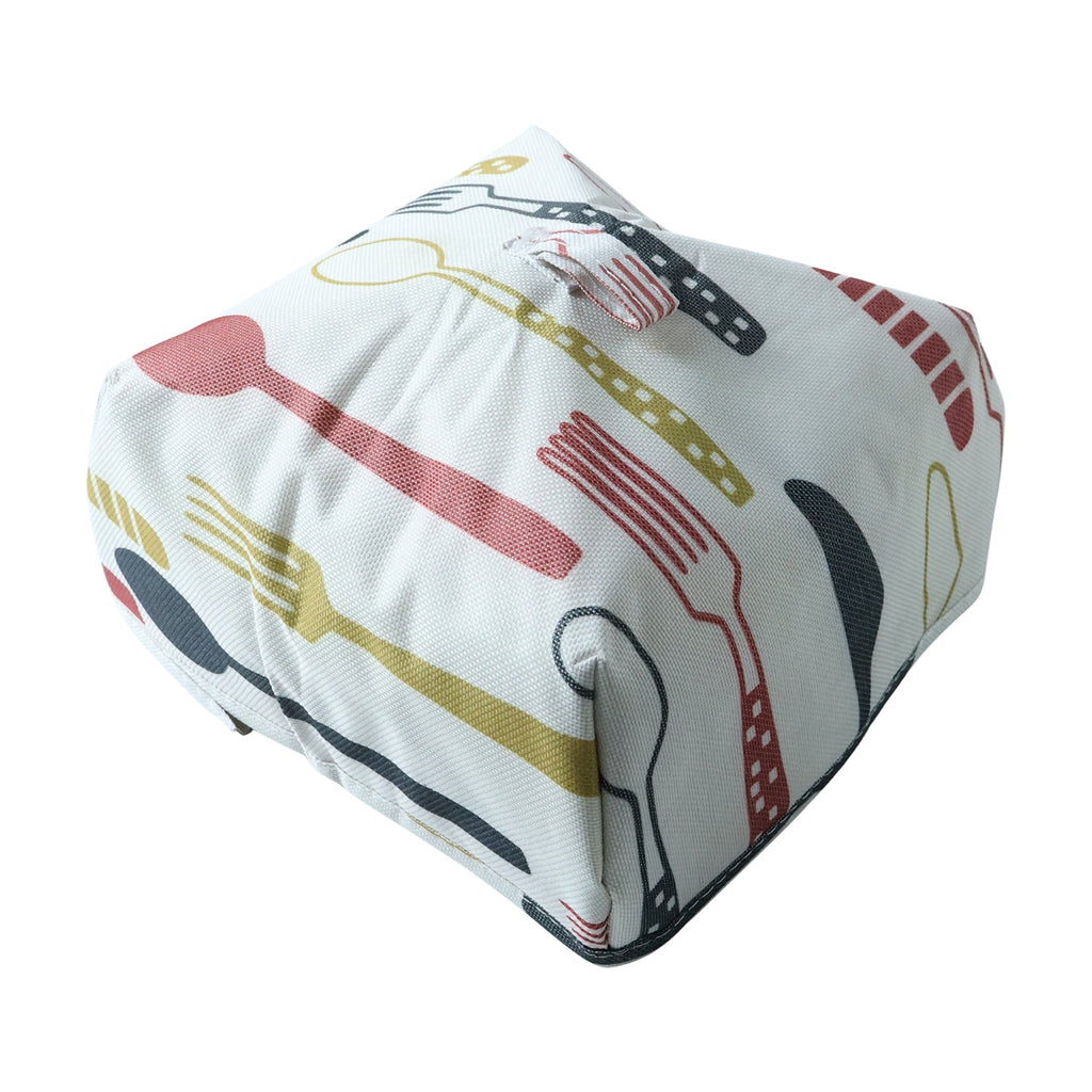 Lightweight foldable food cover used as kitchen dish lid