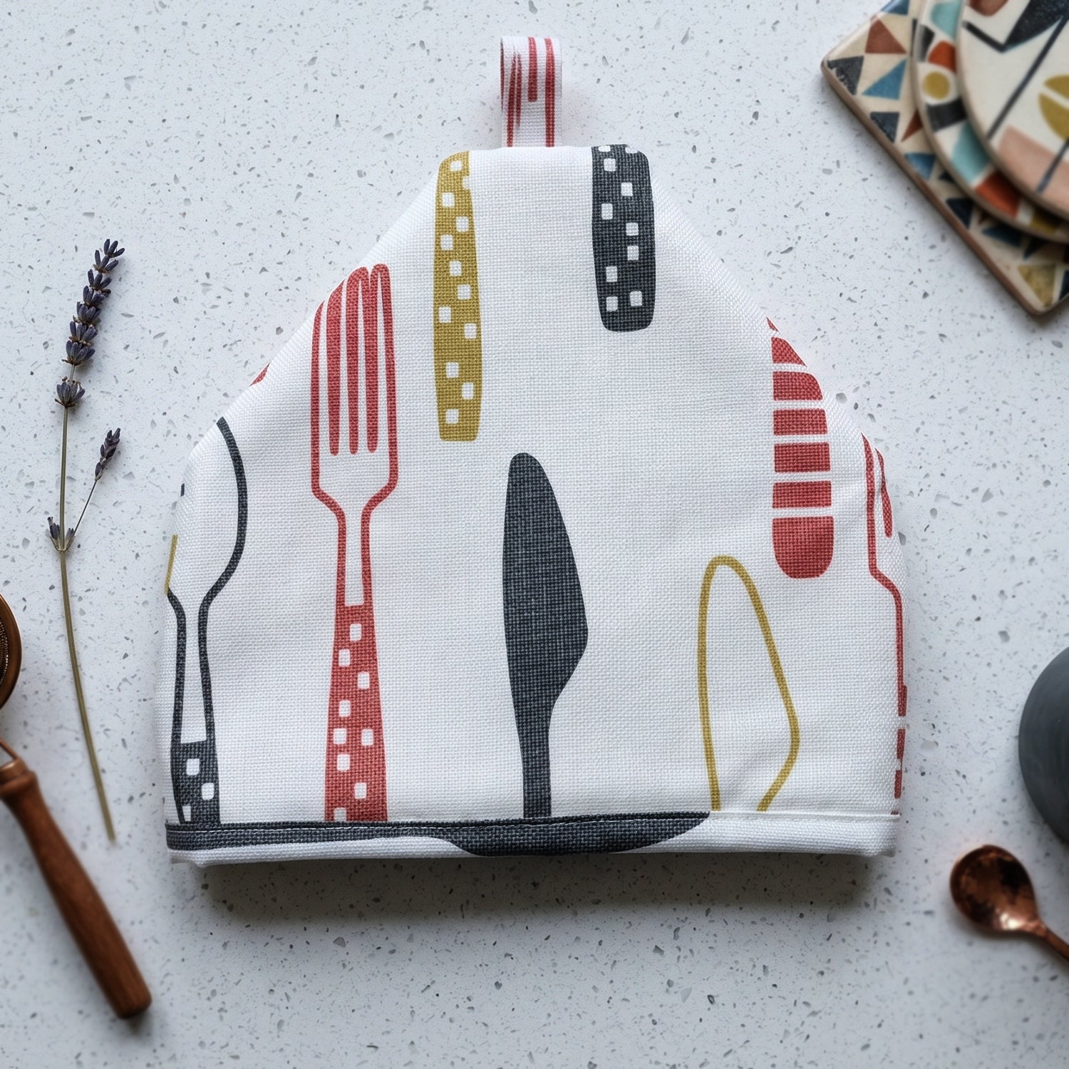 Small reusable kitchen food cover ideal for protecting food from dust