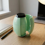 Portable lint roller suitable for travel and on-the-go use