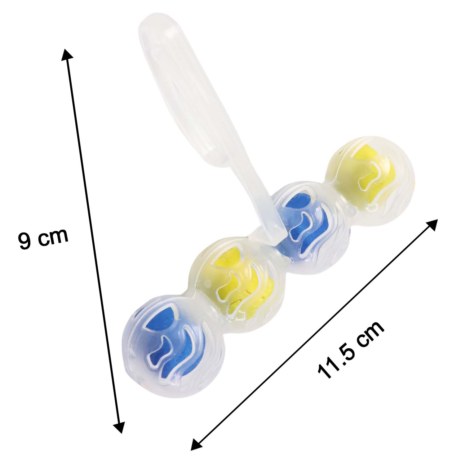 Toilet cleaning balls size comparison for easy toilet care
