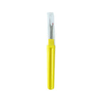 Embroidery seam ripper tool with safety cap