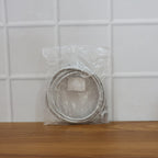 In-use high-speed LAN Ethernet cable connecting devices in office