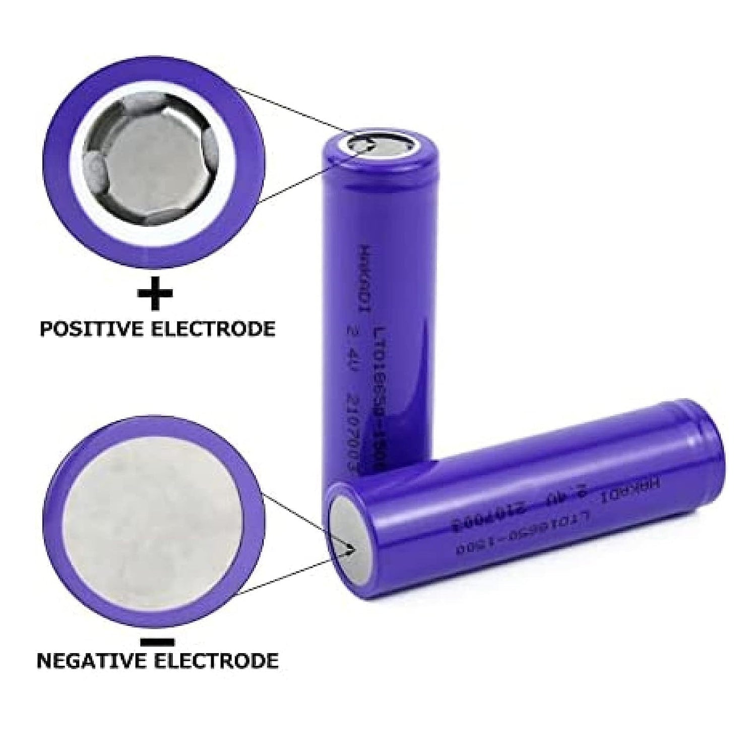 Close-up view of a 3.7V 1200mAh Lithium Rechargeable Battery.