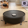 Slim robotic vacuum cleaner with mopping function cleaning under furniture