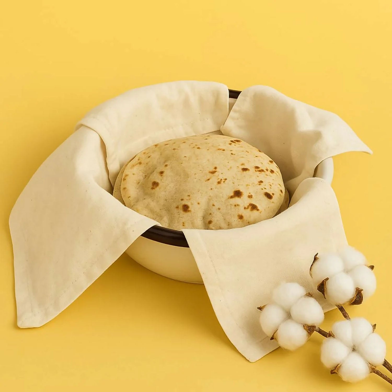 Soft cotton roti cover cloth set for kitchen use