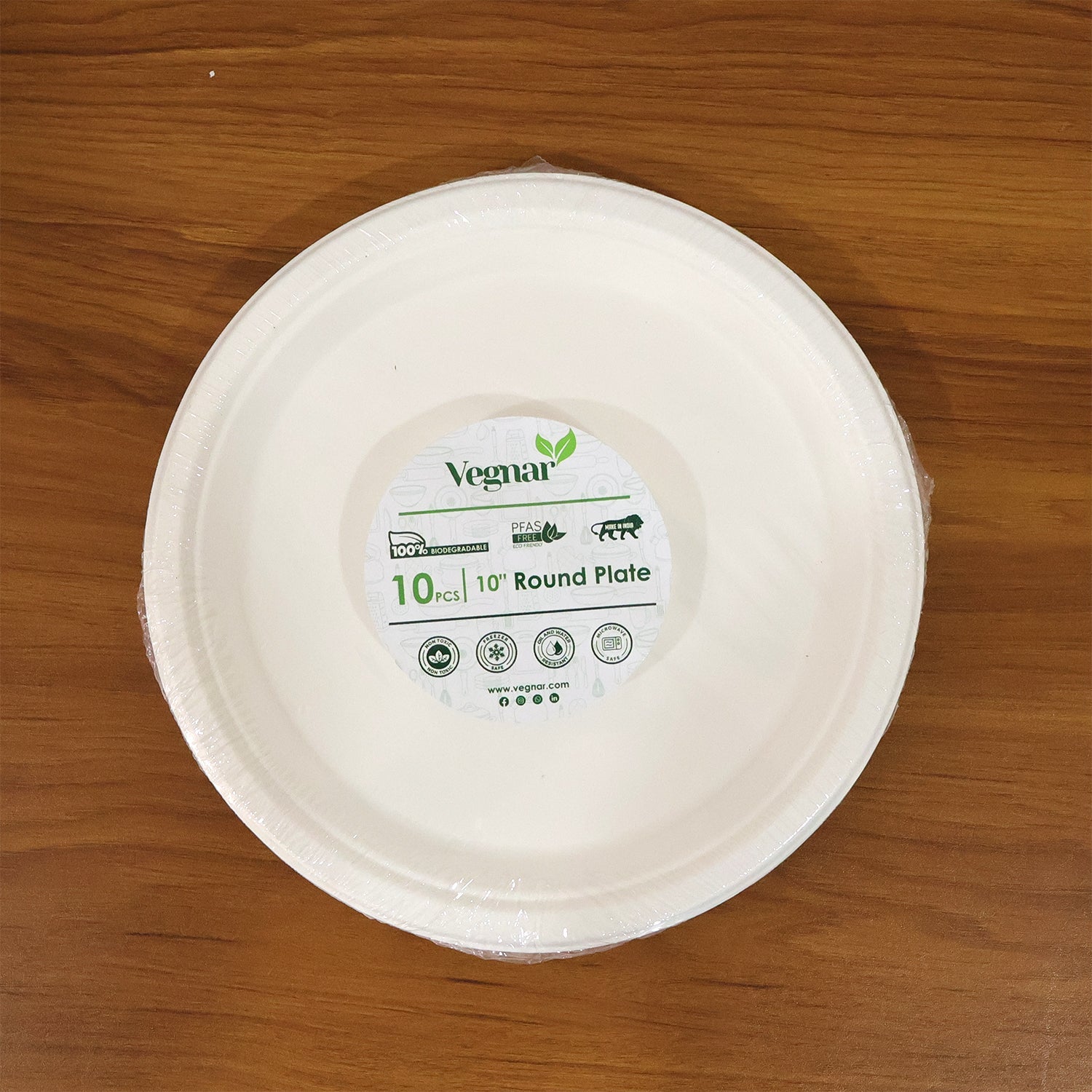 Vegnar food serving plate perfect for home and commercial use