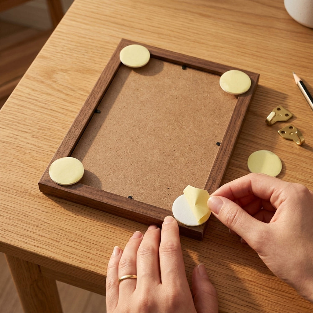 Adhesive sticky pads designed for furniture legs