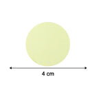 Floor protection felt pads with size guide