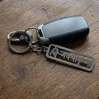 Hindu religious Krishna keychain as a spiritual everyday accessory