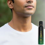 Signature charge perfume deodorant bottle with masculine design