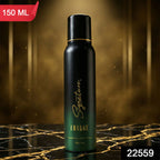 Stylish packaging design of Signature Charge deodorant spray