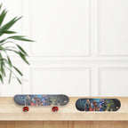 A rider performing a trick on the lightweight Konex wood skateboard.
