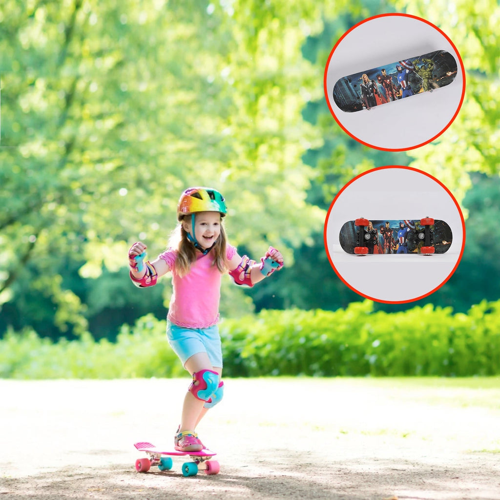 The versatile Konex wood skateboard, suitable for kids, teens, and adults.