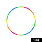Adjustable Hula Hoop showing individual pieces for custom sizing.