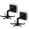 Pack of 2 rotatable hooks for kitchen organization, displayed in a brown box.