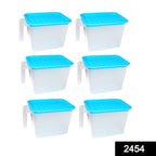 Stackable unbreakable food storage containers for pantry organization.