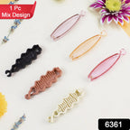 Solid lock hair clip made of strong plastic with non-slip grip