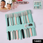 Kids and adults toothbrush set with cloud-like soft bristles and protective cover