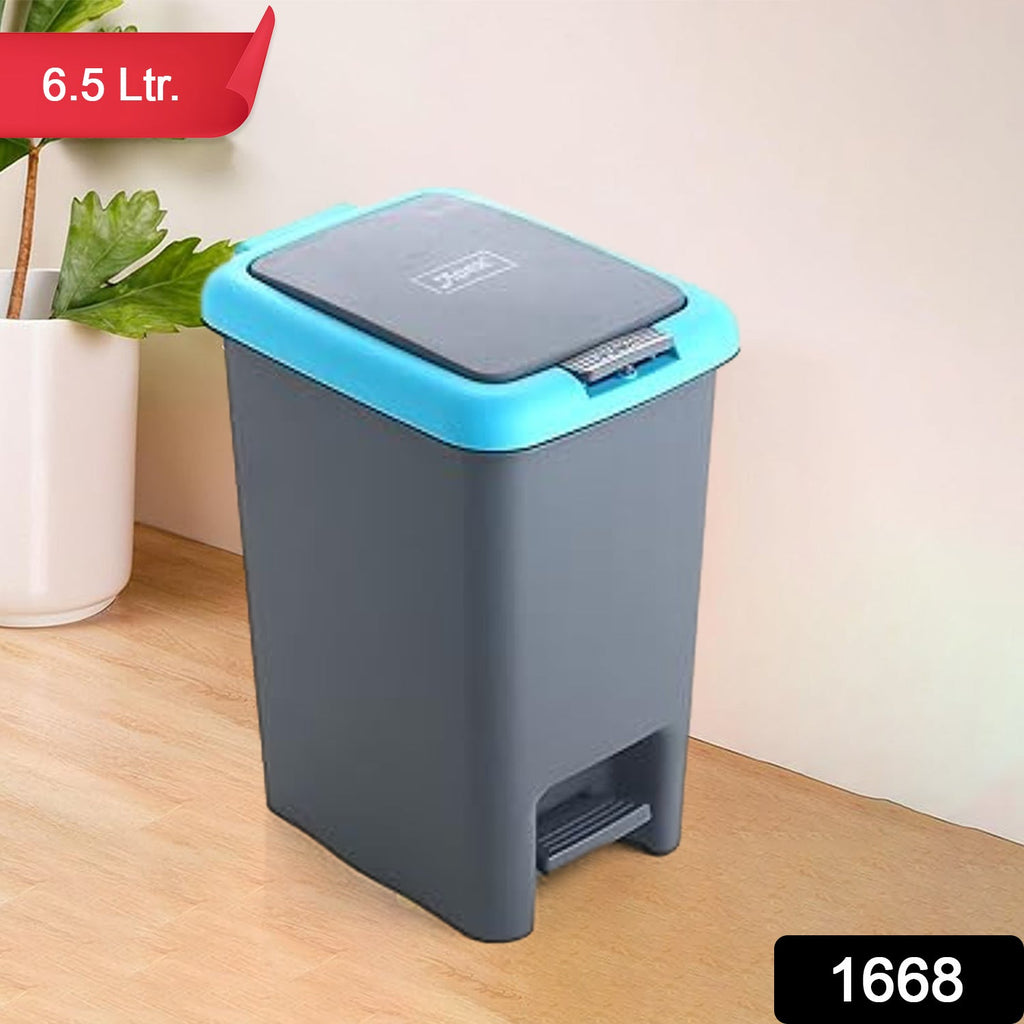 Lifestyle setup of Push N Pedal Dust Bin in kitchen corner for hygienic waste disposal