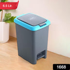 Lifestyle setup of Push N Pedal Dust Bin in kitchen corner for hygienic waste disposal