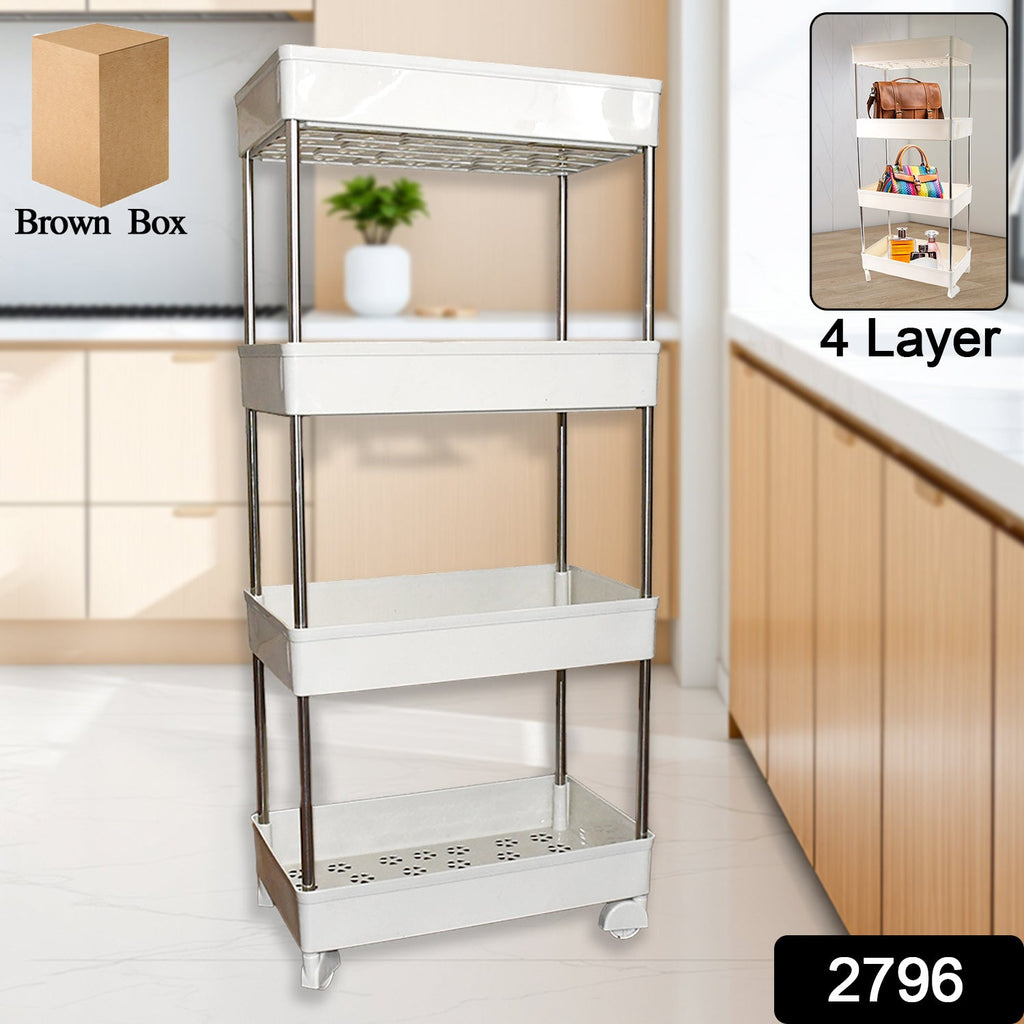 Home Serve four layered kitchen rack for organized storage