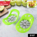 Packaging for the Quickslice apple cutter, showing product details.
